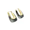 Wholesale 1 Pair Modern Style U Shape Irregular Plating Copper 18k Gold Plated Earrings