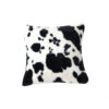 Wholesale new cow flower plush design double-sided pillow cover a generation of hair home sofa cushion cover without core