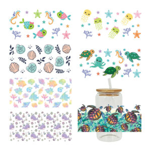 oly-eba0801bc6a0390e1cb1d084f2f84a71 Wholesale New marine thermal transfer Cup with crystal logo pattern 23 cmX11cm in stock