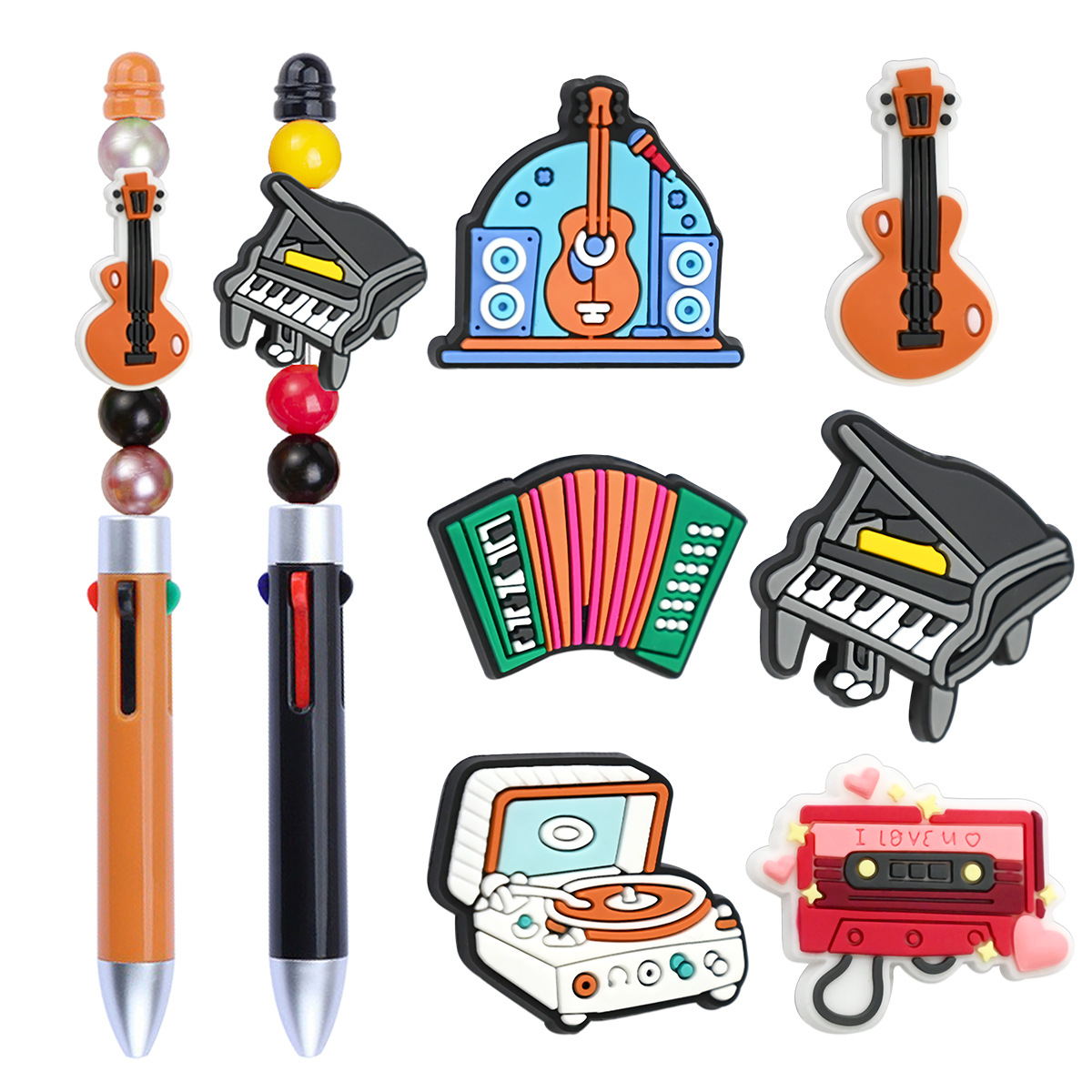 Wholesale Musical Instrument Series Cartoon Beads