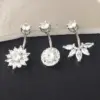 Wholesale Fashion Crown Stainless Steel Zircon Belly Ring 1 Piece 1 Set