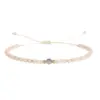 Wholesale Simple Style Geometric Natural Stone Knitting Drawstring Bracelets