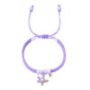 Wholesale Fashionable All-match opping Oil Starfish Ceramic Bead Bell Woven Bracelet Beaded Pendant Adjustable Cole Girlfriend Bracelet