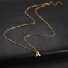 oly-ebca30bf23657e4d5d14a0ba3bee4219 Wholesale welding 26 letters gold 18K gold plating does not fade jewelry 304 stainless steel necklace