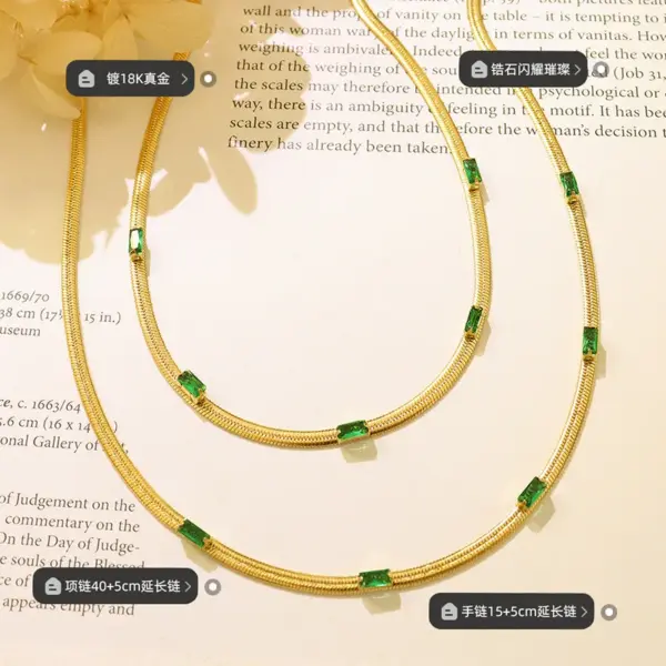 oly-ebccfd20ec49b8dbd3b0da10e2d3eb34 Wholesale PVD Coated 18K Gold Plated 18K Gold 304 Stainless Steel Fashion