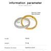 Wholesale PVD Coated 18K Gold Real Gold Plated Color Block 304 Stainless Steel Simple Style Waterproof Non Tarnish 304 Stainless Steel Bangle