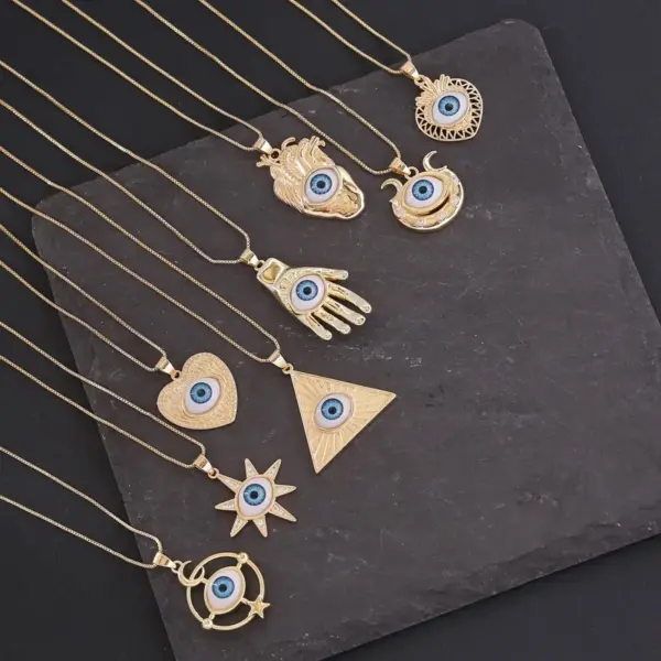 Wholesale Heart 304 Stainless Steel Copper Plating 18K Gold Plated