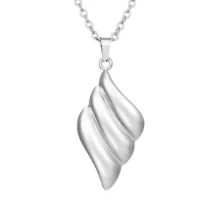 Three Stripe Necklace Steel Color One MS-531