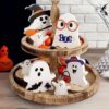 Wholesale New cross-border products: Halloween pumpkin ghost black cat and other desktop ornaments, desktop decorations.