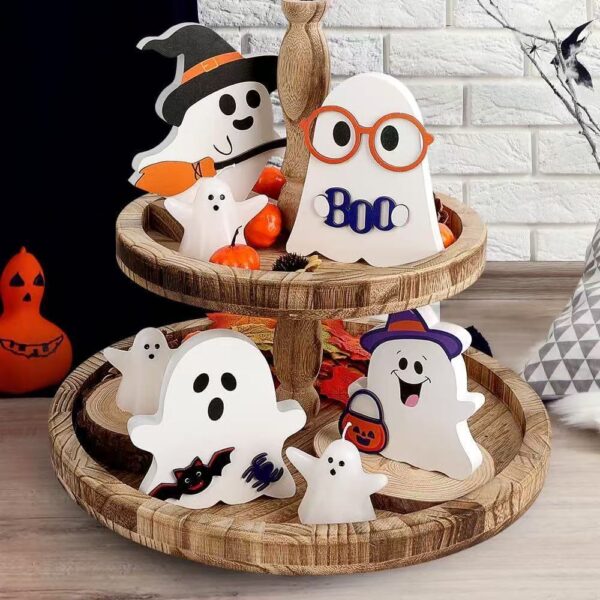 Wholesale New cross-border products: Halloween pumpkin ghost black cat and other desktop ornaments, desktop decorations.