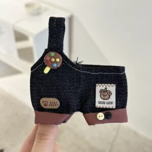 Dark chocolate bar overalls