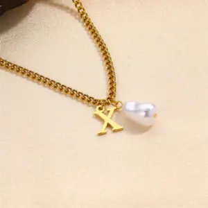 Letter X Necklace