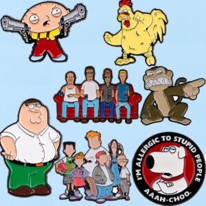 Wholesale Brooch cartoon metal badge accessories