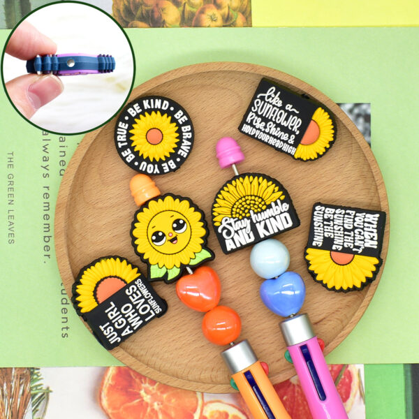 Wholesale Cartoon Sunflower Series Beads
