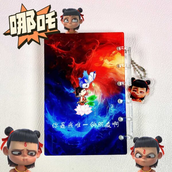 oly-ec27b75e8ae2a8819ebd6ddd8e6319e0 Wholesale Naohai Sanrio A7 Rocking Notebook Acrylic Naohai Nezha Nezha Nezha Cartoon Cute DIY Hand Book