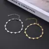 Wholesale Casual Cute Heart Shape 304 Stainless Steel Gold Plated Bracelets In Bulk