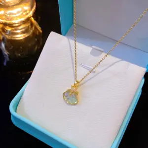 Gold Blue Starfish Shell