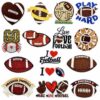 oly-ec4ecb56fafc2202aafda4b8f7bcad40 Wholesale Cross-Border Cartoon Rugby Embroidery Cloth Patch Sports Series Patch Accessories Badge Cloth Label Ironing Model Ready for Sale
