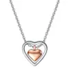 Wholesale Fashion Heart Shape Titanium Steel Plating Pendant Necklace 1 Piece