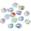 Wholesale Transparent hand-painted acrylic round beads