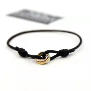 Black Three-Ring Bracelet