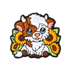Yellow brown daisy high ground cow