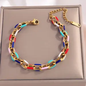 [18] NK Colorful Oil Necklace Bracelet