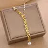 Wholesale Real Gold Plated 304 Stainless Steel Electroplating Rhinestones Geometric Bear Heart Shape Inlay Retro Cable Chain Necklace For Women'S