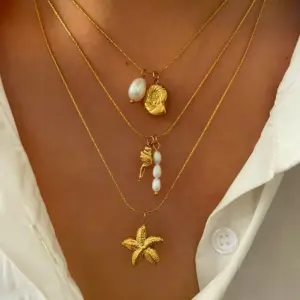 Main Picture Starfish Pointed Conch Conch Three-Piece Set / Average Size / N0150