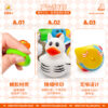 Wholesale Little Yellow Duck pinch music bath water toy vinyl color duck bathroom doll Little Duck milk tea shop small gift