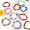Wholesale Simple Style Round Natural Stone Beaded Bracelets 1 Piece