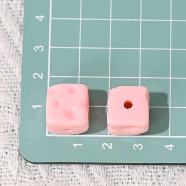 Wholesale Dopamine Cheese Cubes Loose Beads