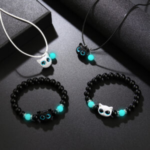 oly-ec9b6e2488c924f8eaee4d72b3bf5c39 Wholesale Glow-in-the-dark able kitten necklace/bracelet/cole bracelet - perfect as a gift