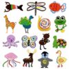 Wholesale New Cute Cartoon Animal Embroidery Cloth Sticker Frog Turtle Ironing Patch Computer Embroidery Garment Accessories