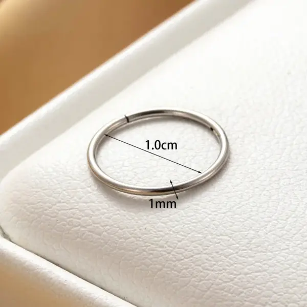 Wholesale 316 Stainless Steel Round IG Style Hoop Earrings For Women's