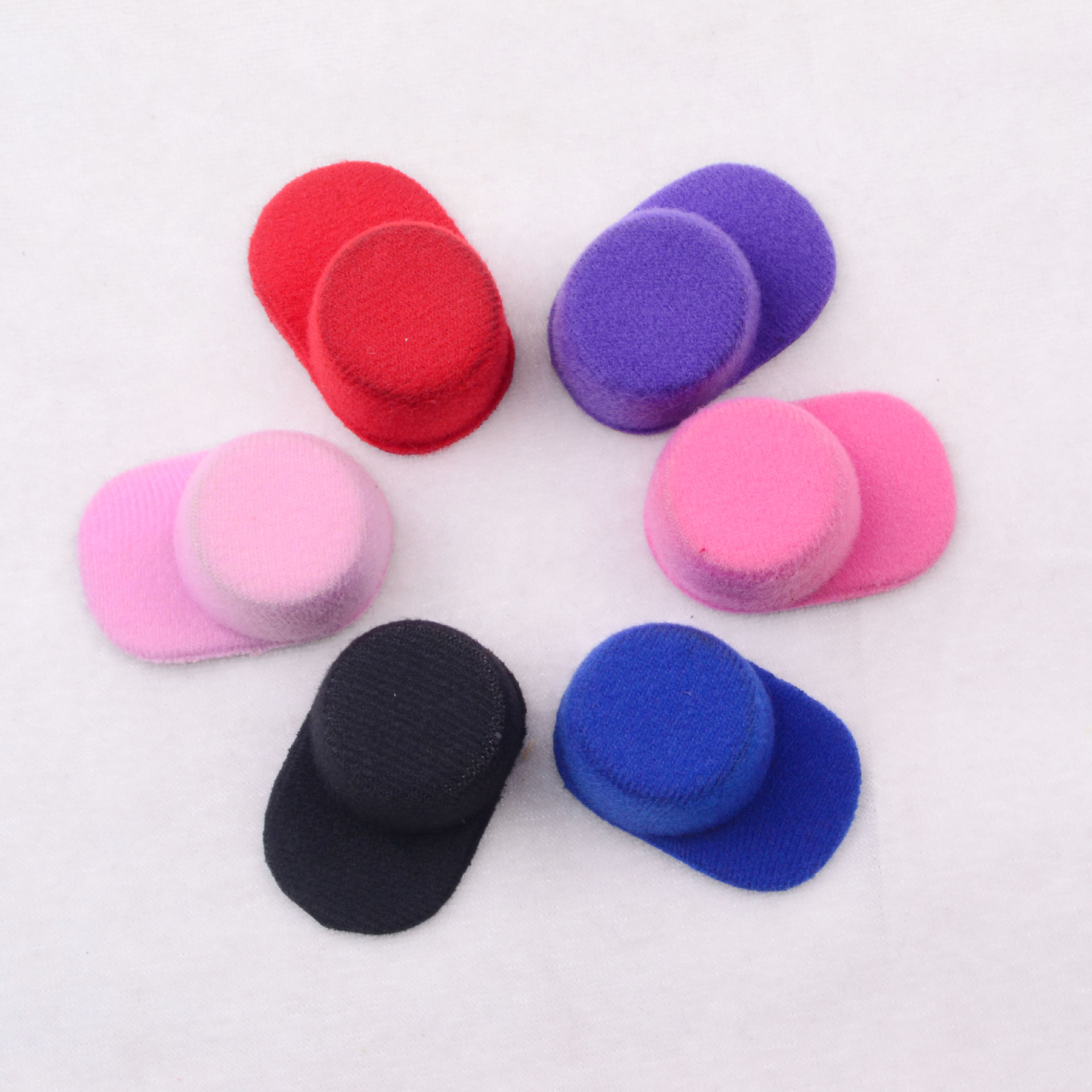 Wholesale Mini flannel baseball cap doll props small size peaked cap diy headwear hairpin aessories decorative cap