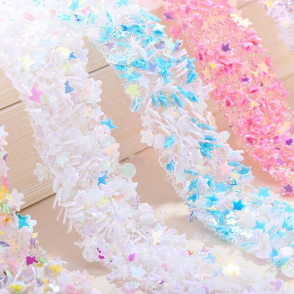 Wholesale Double-sided tape width 1.5cm geometric drill with hot melt adhesive drill strip