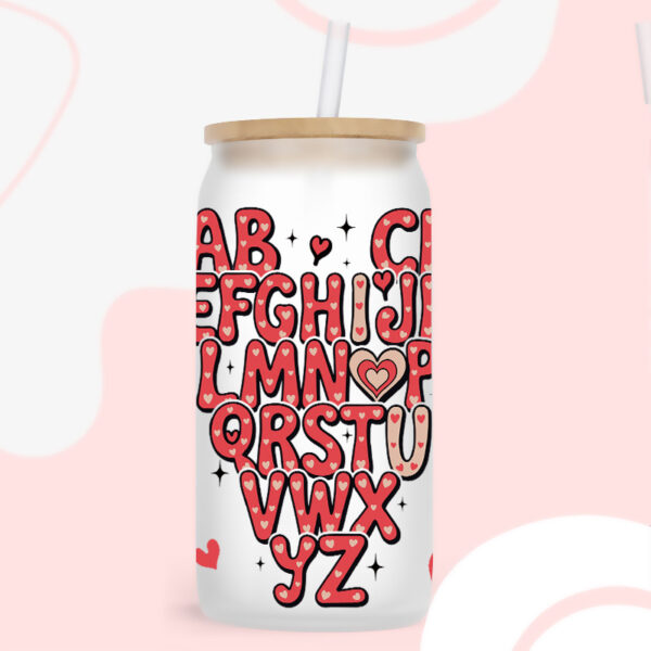 Wholesale Pink calf 16oz Cup UV DTF Wraps