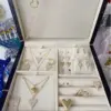 Wholesale Fashion Heart Copper Artificial Gemstones Earrings
