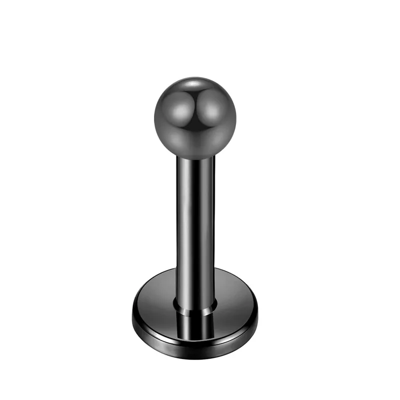 Wholesale Simple Style Geometric Stainless Steel Plating Lip Stud Ear Studs 1 Piece