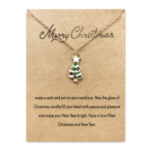 6527 Christmas Tree Gold Card