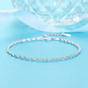 Double-Layer Water Wave Bracelet [Silver]]