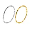 Wholesale PVD Coated Real Gold Plated Geometric 304 Stainless Steel Elegant Simple Style Waterproof Non Tarnish 304 Stainless Steel Lobster Trigger Clasp Closure Bracelets