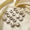 Wholesale 1 Pair Casual Classic Style C Shape U Shape Irregular Plating 304 Stainless Steel Earrings Ear Studs