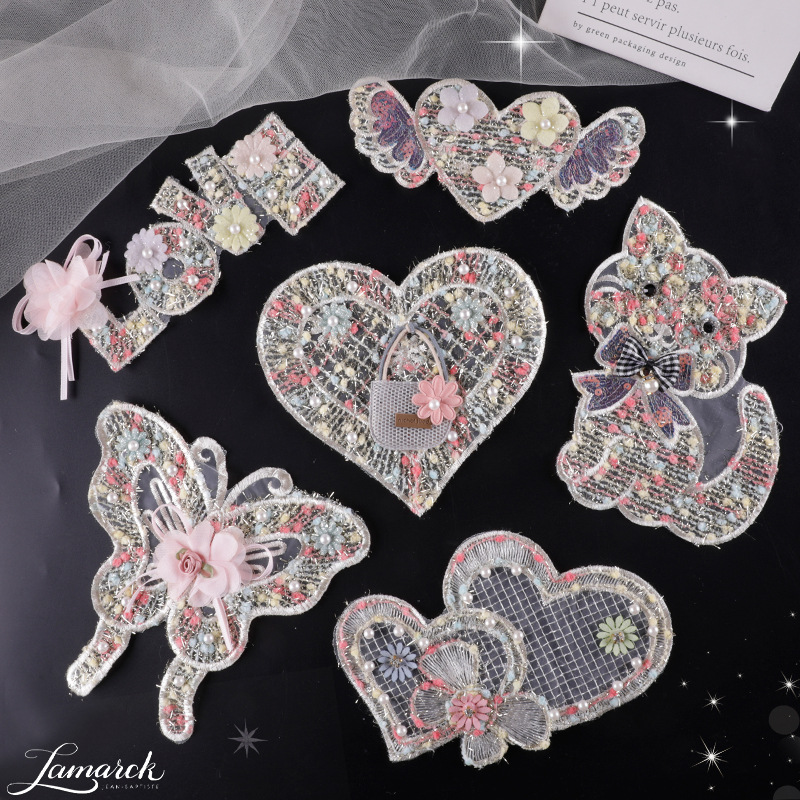 Wholesale Aessories Socks Shoes Hats Hair Aessories Lace Bow Hairpin Aessories Headwear Brooch Embroidery DIY Garment Aessories