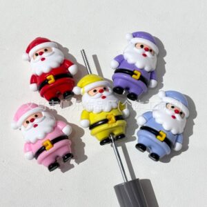 Wholesale Perforated soft rubber cartoon beads
