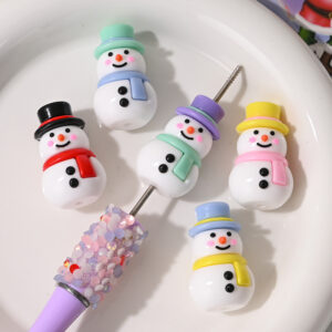 Snowman mixed colors random distribution