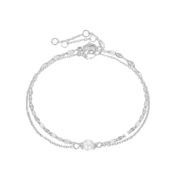 oly-ecfe5e7fb3aa1a500d75ed48db84d805 Wholesale PVD Coated 14K Gold Real Gold Plated U Shape Stainless Steel Fashion Waterproof Non Tarnish 304 Stainless Steel Bracelets