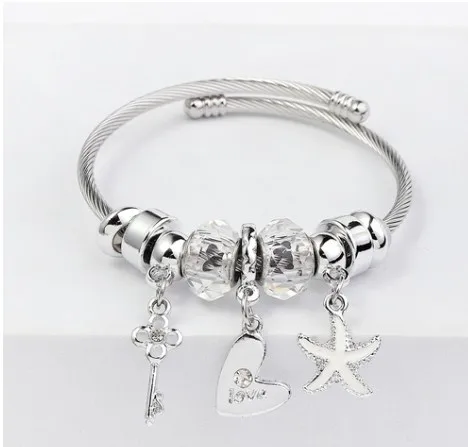 Star Stainless Steel Sweet 304 Stainless Steel Bangle