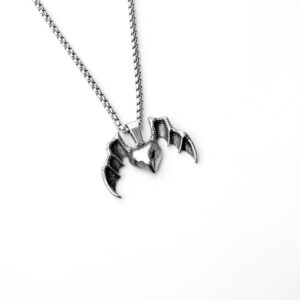 Bat love + stainless steel chain